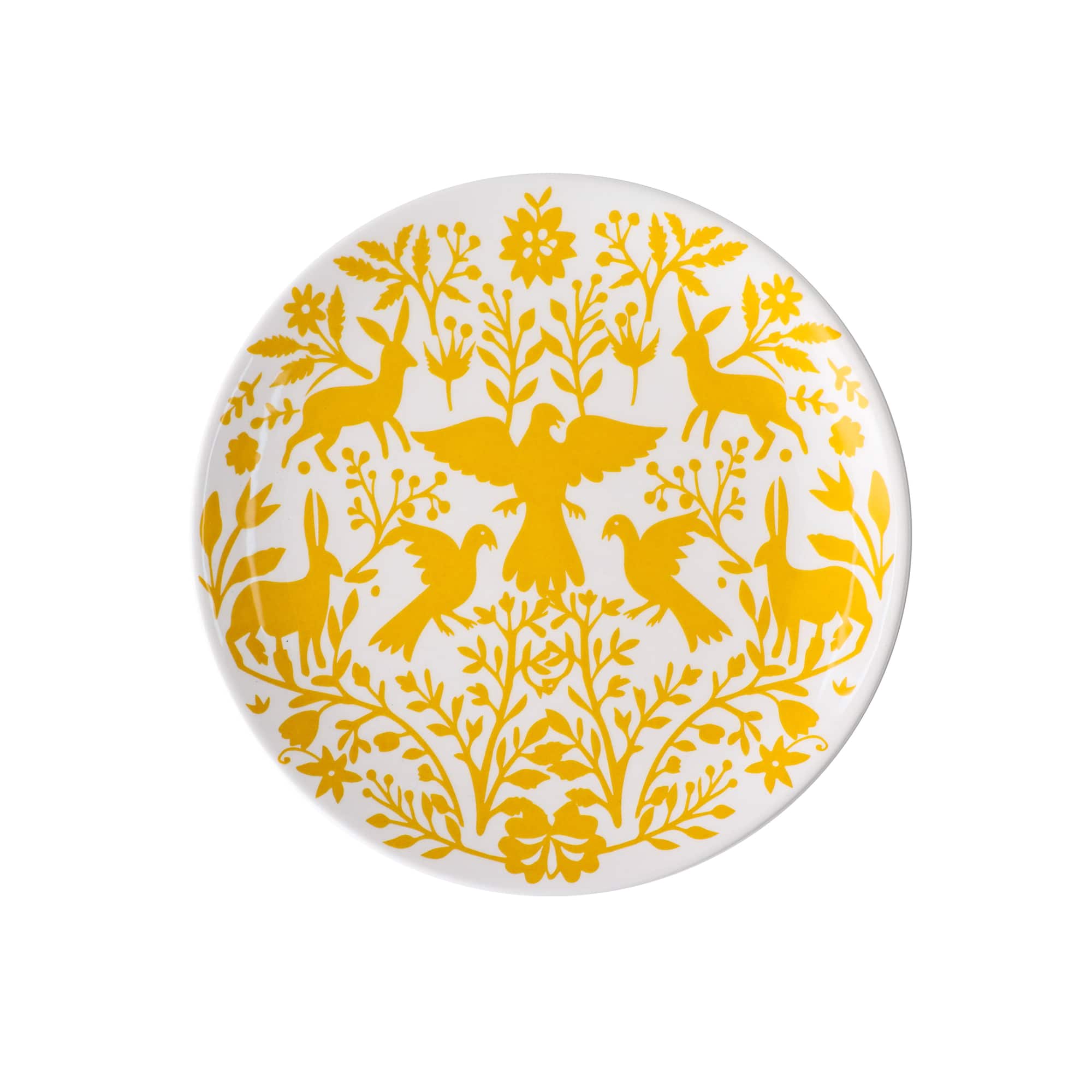 7" Yellow Ceramic Plate by Ashland®